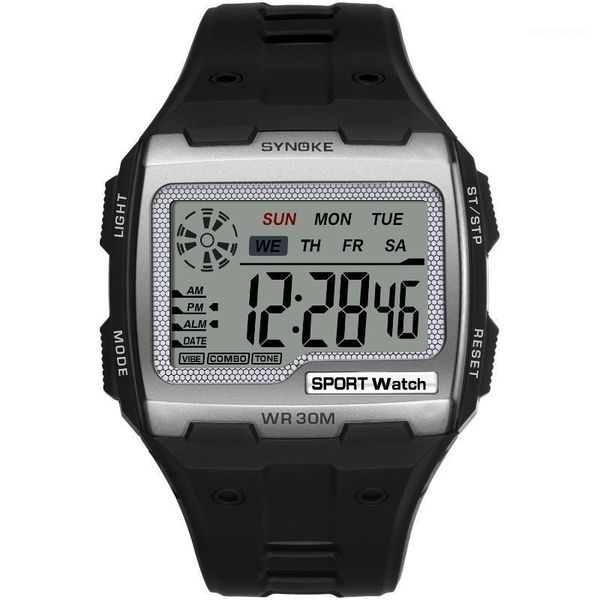 wristwatches stock led square large screen display sports electronic watch men luminous waterproof multi-function outdoor, Slivery;brown
wristwatches stock led square large screen display sports electronic watch men luminous waterproof multi-function outdoor, Slivery;brown