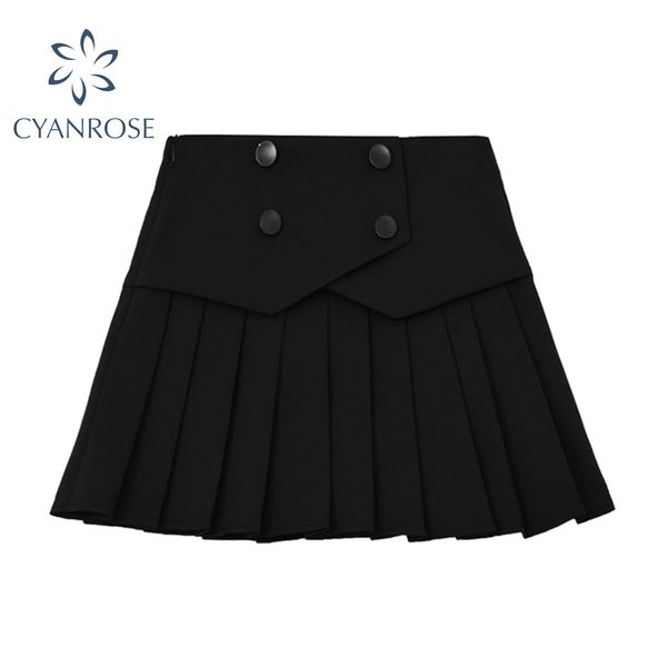 women's y2k fashion black pleated skirts double breasted streetwear ol preppy style elegant crop skirt loose summer clothes 210417
women's y2k fashion black pleated skirts double breasted streetwear ol preppy style elegant crop skirt loose summer clothes 210417