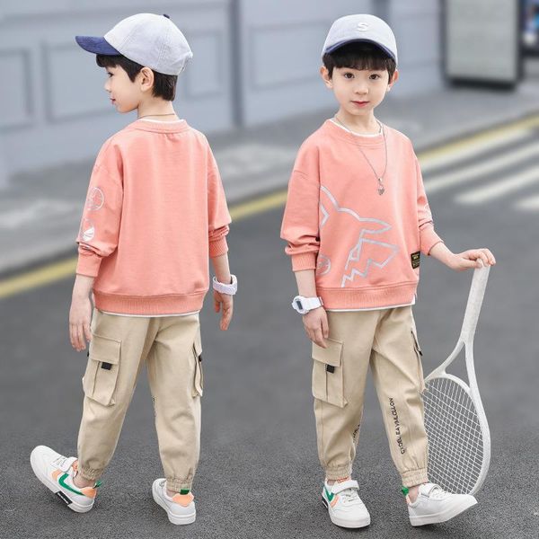 clothing sets printed spring summer boys suits sweatshirts + pants 2pcs/set kids jacket teenager sport leisure tracksuit high quality, White
clothing sets printed spring summer boys suits sweatshirts + pants 2pcs/set kids jacket teenager sport leisure tracksuit high quality, White