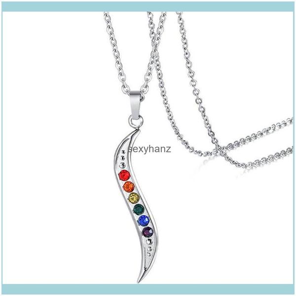 chains & pendants necklace women stainless steel pattern s type mosaic rhinestone rainbow pendant distinctive simplicity jewelry necklaces d, Silver
chains & pendants necklace women stainless steel pattern s type mosaic rhinestone rainbow pendant distinctive simplicity jewelry necklaces d, Silver
