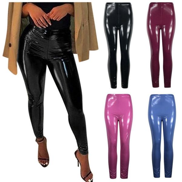 womens leggings wet look pu leather black slim gothic thin long pants ladies skinny stretchy women's & capris, Black;white
womens leggings wet look pu leather black slim gothic thin long pants ladies skinny stretchy women's & capris, Black;white