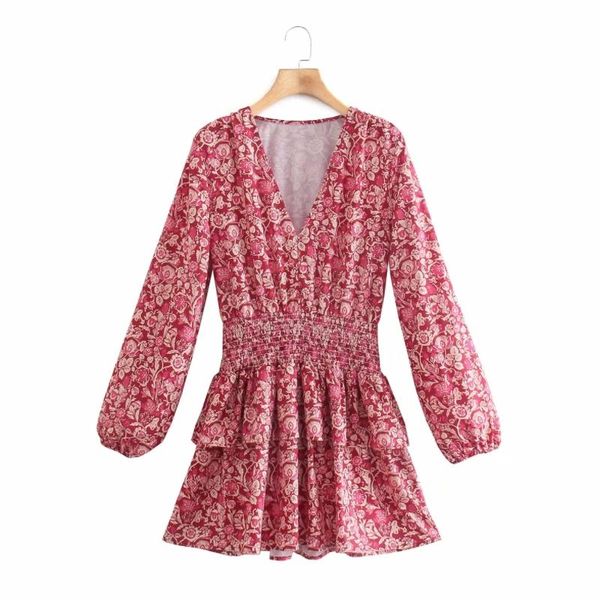 casual dresses women digital printing v neck cascading ruffle mini dress female long sleeve clothes lady vestido d8319, Black;gray
casual dresses women digital printing v neck cascading ruffle mini dress female long sleeve clothes lady vestido d8319, Black;gray