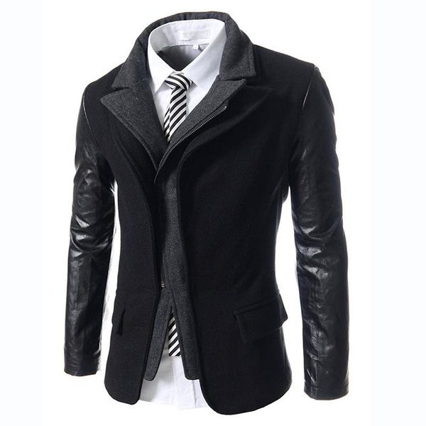 men fashion blazers 2021 arrival blazer suit jacket casual false two pieces jackets terno masculino plus size men's suits &, White;black
men fashion blazers 2021 arrival blazer suit jacket casual false two pieces jackets terno masculino plus size men's suits &, White;black