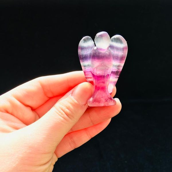 decorative objects & figurines 1.5 inch natural rainbow fluorite angel carved wing black obsidian figurine healing crystal lapis palm stone
decorative objects & figurines 1.5 inch natural rainbow fluorite angel carved wing black obsidian figurine healing crystal lapis palm stone