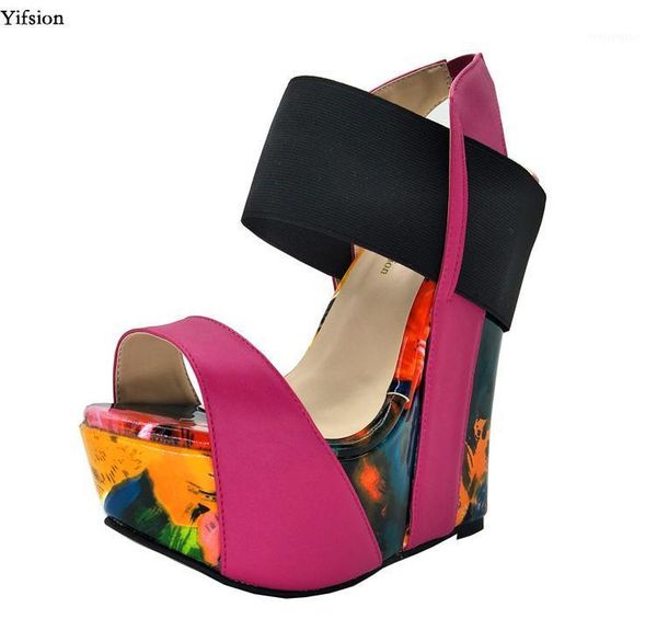 olomm women platform sandals wedges high heels nice open toe gorgeous multicolor party shoes us plus size 4-.51, Black
olomm women platform sandals wedges high heels nice open toe gorgeous multicolor party shoes us plus size 4-.51, Black