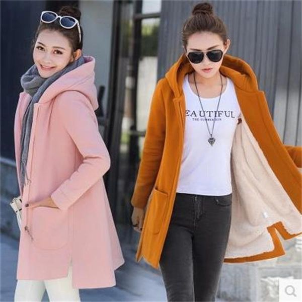 women's jackets women sweatshirt high street style hooded zipper tie hoodie female mid-length autumn loose long-sleeved jacket, Black;brown
women's jackets women sweatshirt high street style hooded zipper tie hoodie female mid-length autumn loose long-sleeved jacket, Black;brown