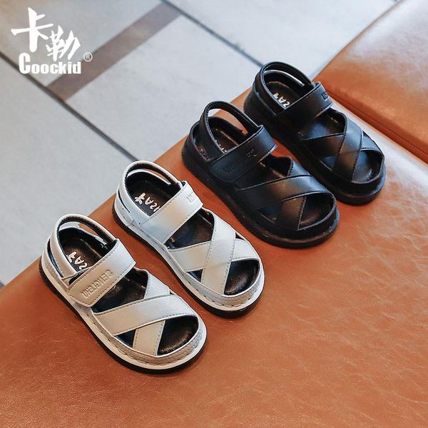 sandals kids 2021 summer children's leather non-slip beach shoes toes capped casual fashion flats for boys girl, Black;red
sandals kids 2021 summer children's leather non-slip beach shoes toes capped casual fashion flats for boys girl, Black;red