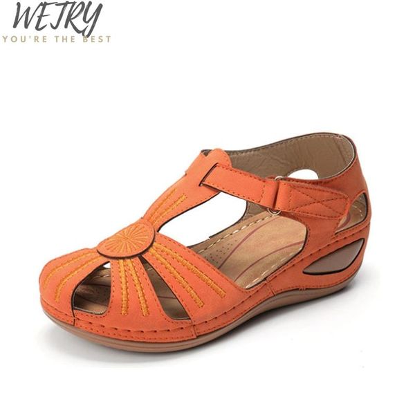 woman summer leather vintage sandals buckle casual sewing women retro sandalias female ladies platform shoes 36-46, Black 
woman summer leather vintage sandals buckle casual sewing women retro sandalias female ladies platform shoes 36-46, Black