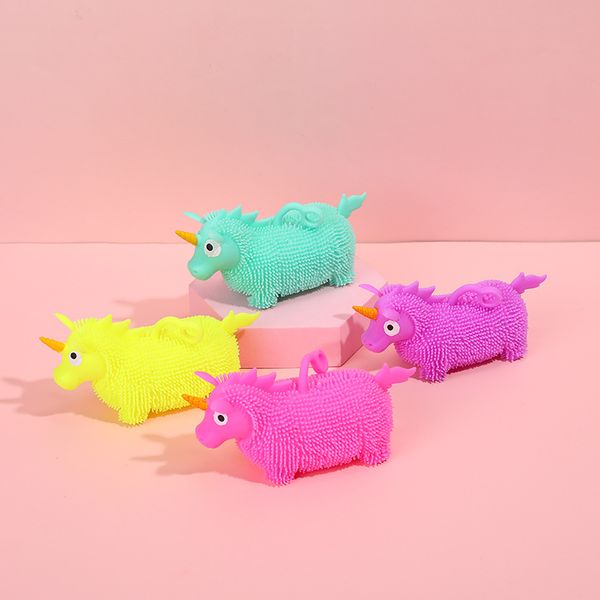 children's luminous elastic big eye toy cartoon soft fine hair flash pinched delight relief unicorn
children's luminous elastic big eye toy cartoon soft fine hair flash pinched delight relief unicorn
