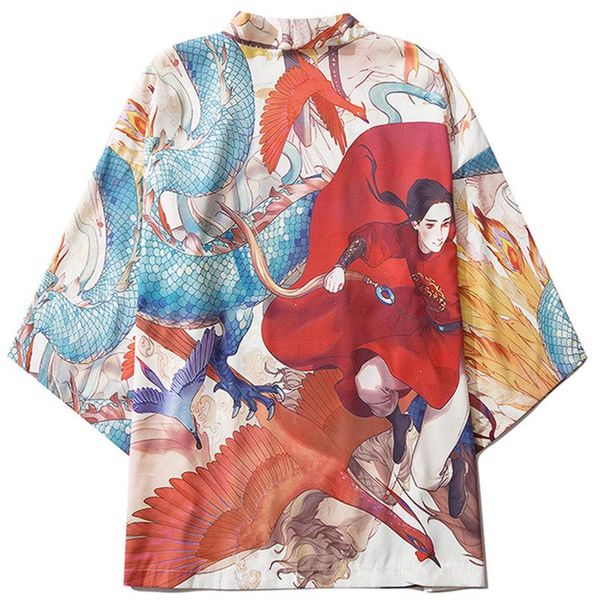 women men traditional yukata asian clothing haori obi cosplay kimono japanese dragon and phoenix print anime cardigan shirt ethnic, Red
women men traditional yukata asian clothing haori obi cosplay kimono japanese dragon and phoenix print anime cardigan shirt ethnic, Red