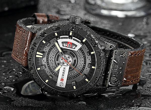 wristwatches curren men military sports watches men's quartz date clock man casual leather relogio masculino, Slivery;brown
wristwatches curren men military sports watches men's quartz date clock man casual leather relogio masculino, Slivery;brown