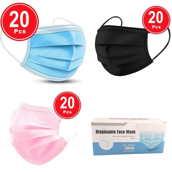 cycling caps & masks 20pc black disposable face mask fashion 3 layer non-woven fabric mouth cover headband hiking scarves scarfs mascarillas
cycling caps & masks 20pc black disposable face mask fashion 3 layer non-woven fabric mouth cover headband hiking scarves scarfs mascarillas