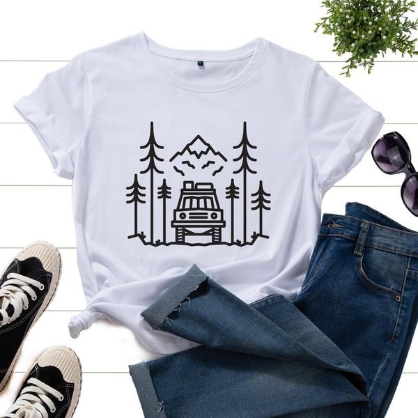 women's t-shirt summer casual women short sleeve brief strokes print female fashion graphic t-shirts ladies regular daily loose o-neck, White
women's t-shirt summer casual women short sleeve brief strokes print female fashion graphic t-shirts ladies regular daily loose o-neck, White
