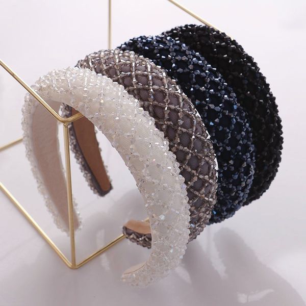 dhl european and american cross-border selling resin headband fashion press hair wide-sided beads mesh sponge headband, Pink
dhl european and american cross-border selling resin headband fashion press hair wide-sided beads mesh sponge headband, Pink