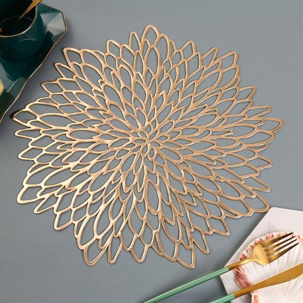 mats & pads 1pc placemats set pvc hollow for dining table home diner decoration cutout hangable gold individual
mats & pads 1pc placemats set pvc hollow for dining table home diner decoration cutout hangable gold individual