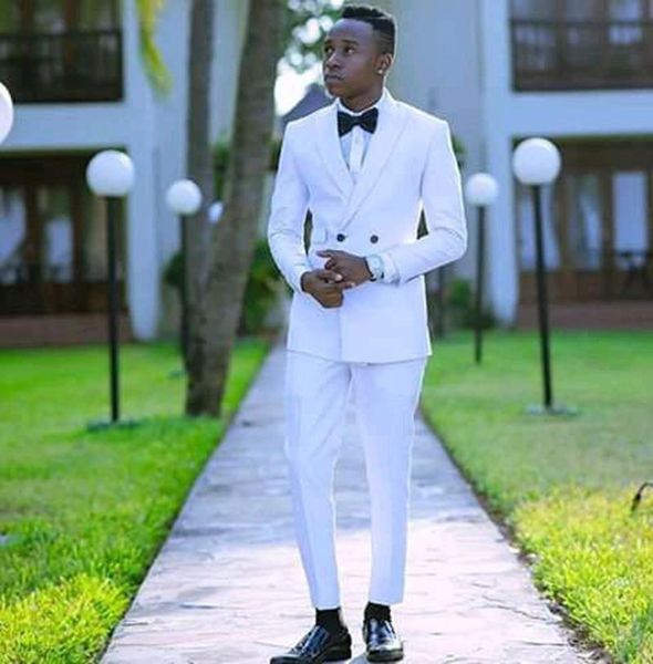men's white suits groom tuxedos party dinner men latest coat pant designs groomsmen for wedding (jacket+pants) & blazers, White;black
men's white suits groom tuxedos party dinner men latest coat pant designs groomsmen for wedding (jacket+pants) & blazers, White;black