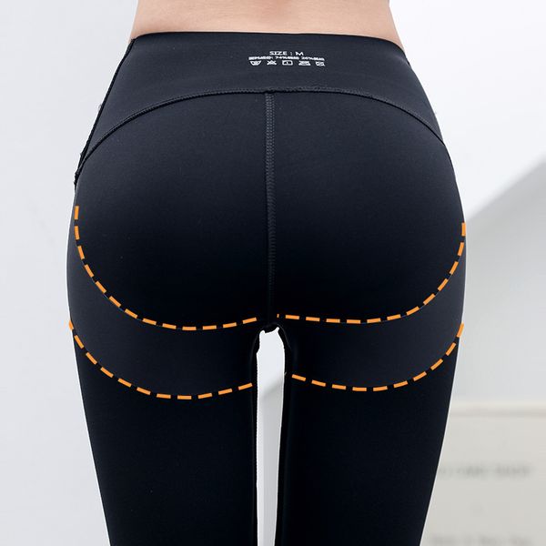 peach hip leggings wear shark skin 9-point high waist elastic bar-bie tight thin leg yoga pants women, Black
peach hip leggings wear shark skin 9-point high waist elastic bar-bie tight thin leg yoga pants women, Black