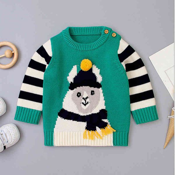 autumn winter boy girl long sleeve cartoon jacquard weave knitted sweater boys girls sweaters for kids stripe 210429, Blue
autumn winter boy girl long sleeve cartoon jacquard weave knitted sweater boys girls sweaters for kids stripe 210429, Blue