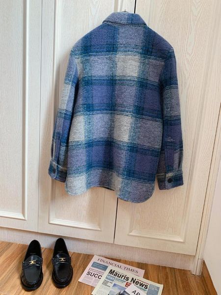 women's jackets 2021 autumn women wool plaid casual jacket coat ladies fashion luxury outerwear gdnz 8.16, Black;brown
women's jackets 2021 autumn women wool plaid casual jacket coat ladies fashion luxury outerwear gdnz 8.16, Black;brown