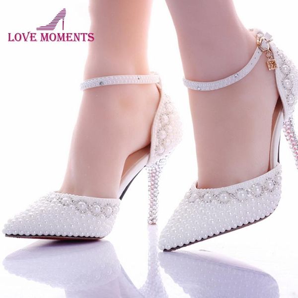 dress shoes luxury shiny white pearl 9cm high heel bridesmaid bridal rhinestone lady shoe wedding party pointed toe pageant event, Black
dress shoes luxury shiny white pearl 9cm high heel bridesmaid bridal rhinestone lady shoe wedding party pointed toe pageant event, Black