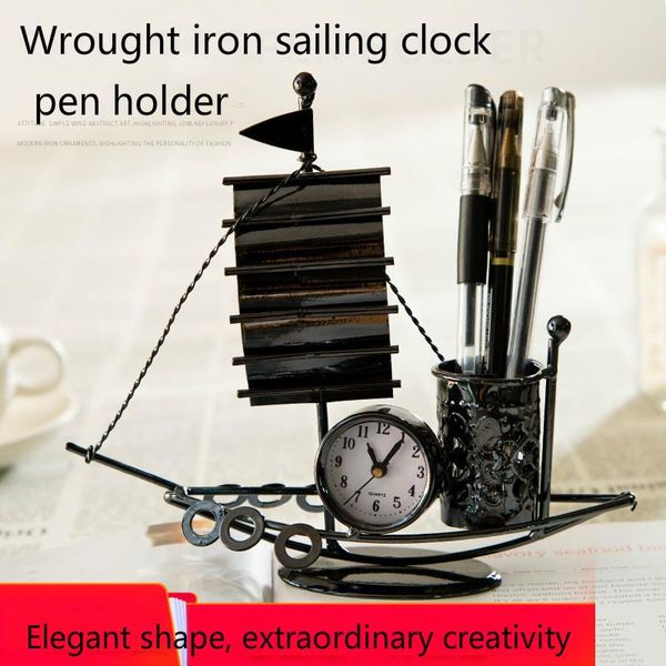 desk & table clocks creative modern iron crafts sailboat clock pencil case office desksimple decoration ornaments home accessories
desk & table clocks creative modern iron crafts sailboat clock pencil case office desksimple decoration ornaments home accessories