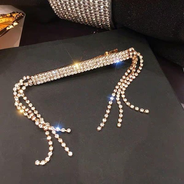 hair clips & barrettes forseven tassel for women rhinestones hairpins retro duckbill clip 2021 fashion wedding bridal accessories, Golden;silver
hair clips & barrettes forseven tassel for women rhinestones hairpins retro duckbill clip 2021 fashion wedding bridal accessories, Golden;silver