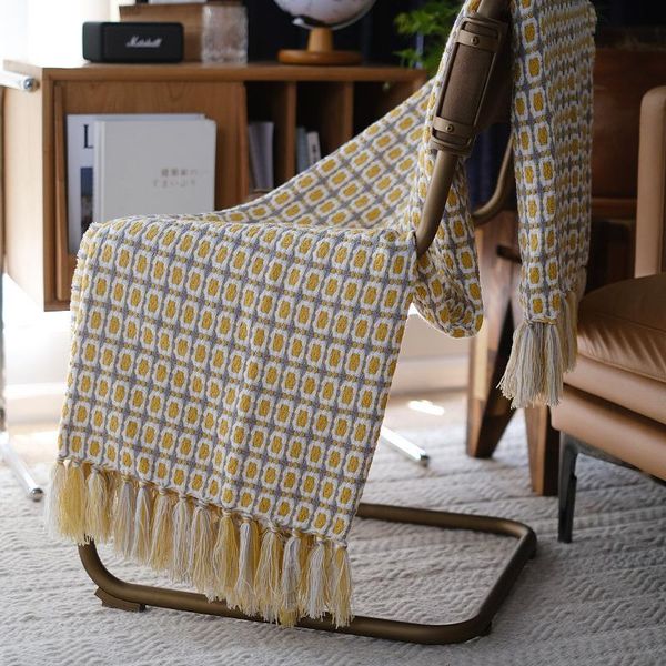blankets ins nordic us pastoral yellow sofa blanket knitted throws simple design check pattern home textiles finished su
blankets ins nordic us pastoral yellow sofa blanket knitted throws simple design check pattern home textiles finished su