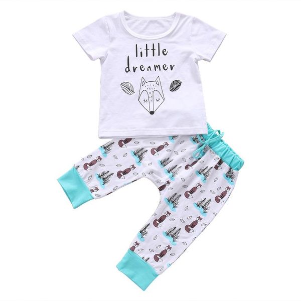 clothing sets pudcoco 2021 summer 0-2y infant baby boys girls 2pcs set little dreamer letter print short sleeve pants outfit clothes, White
clothing sets pudcoco 2021 summer 0-2y infant baby boys girls 2pcs set little dreamer letter print short sleeve pants outfit clothes, White
