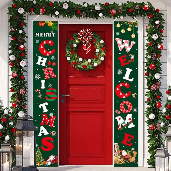 gift wrap christmas couplet door curtain festival porch decoration flag banner home products
gift wrap christmas couplet door curtain festival porch decoration flag banner home products