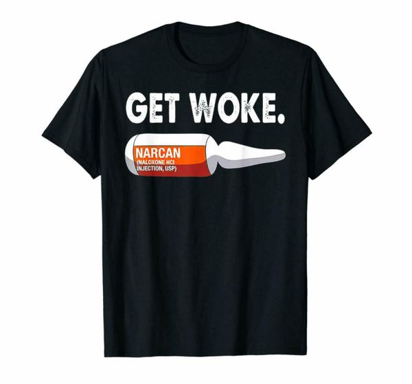 r1 get woke narcan naloxone medication drug funny black t-shirt opioid overdose, White;black
r1 get woke narcan naloxone medication drug funny black t-shirt opioid overdose, White;black