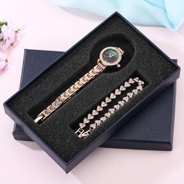 wristwatches ladies women crystal diamond watches bracelet stainless steel exquisite gift set birthday for friend, Slivery;brown
wristwatches ladies women crystal diamond watches bracelet stainless steel exquisite gift set birthday for friend, Slivery;brown
