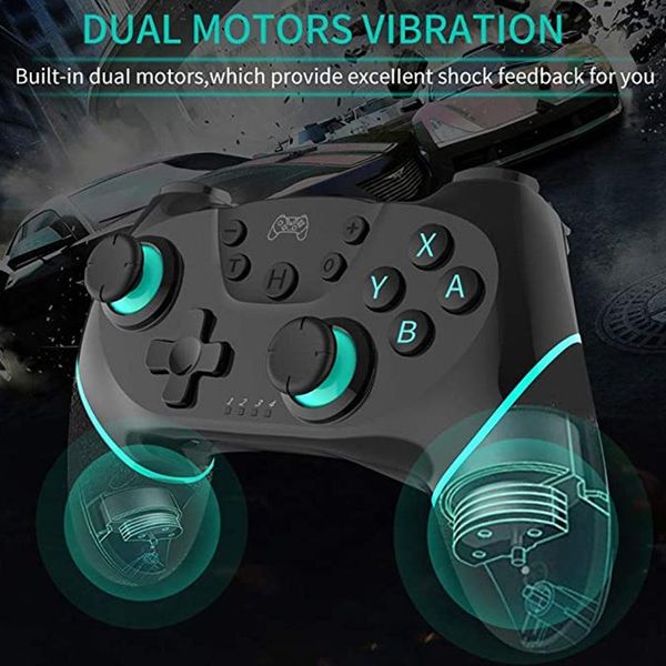 game controllers & joysticks 2021 controller gamepad wireless bluetooth-compatible joystick joypad with accelerometer and gyro-sensor for ni
game controllers & joysticks 2021 controller gamepad wireless bluetooth-compatible joystick joypad with accelerometer and gyro-sensor for ni