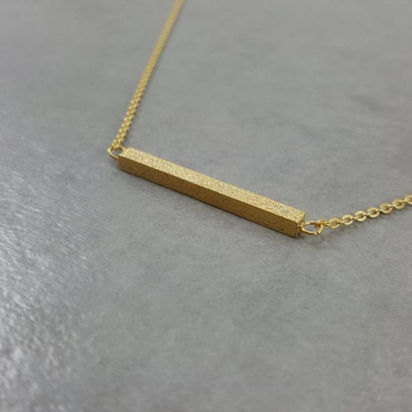 pendant necklaces square horizontal long bar necklace women daily wearing jewelry geometric stainless steel brushed straight choker, Silver
pendant necklaces square horizontal long bar necklace women daily wearing jewelry geometric stainless steel brushed straight choker, Silver