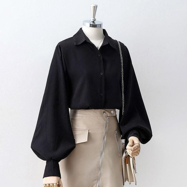 deeptown lantern sleeve blouse women elegant 2021 korean style spring ladies turn down collared long shirt white black women's blouses
deeptown lantern sleeve blouse women elegant 2021 korean style spring ladies turn down collared long shirt white black women's blouses
