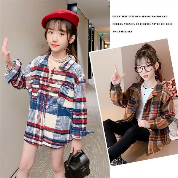 5 14yfashion baby girl boy plaid shirt jacket cotton child thick wool loose outfit winter spring fall casual clothes, White;black
5 14yfashion baby girl boy plaid shirt jacket cotton child thick wool loose outfit winter spring fall casual clothes, White;black