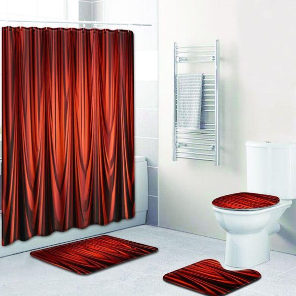 shower curtains red colorful fashion bathroom curtain floor mat combination four-piece set toilet carpet foot
shower curtains red colorful fashion bathroom curtain floor mat combination four-piece set toilet carpet foot
