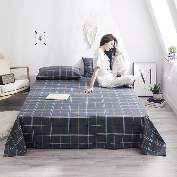 sheets & sets 100% cotton plaid flat sheet for children adults single double bed bedsheets no case xf718-7
sheets & sets 100% cotton plaid flat sheet for children adults single double bed bedsheets no case xf718-7