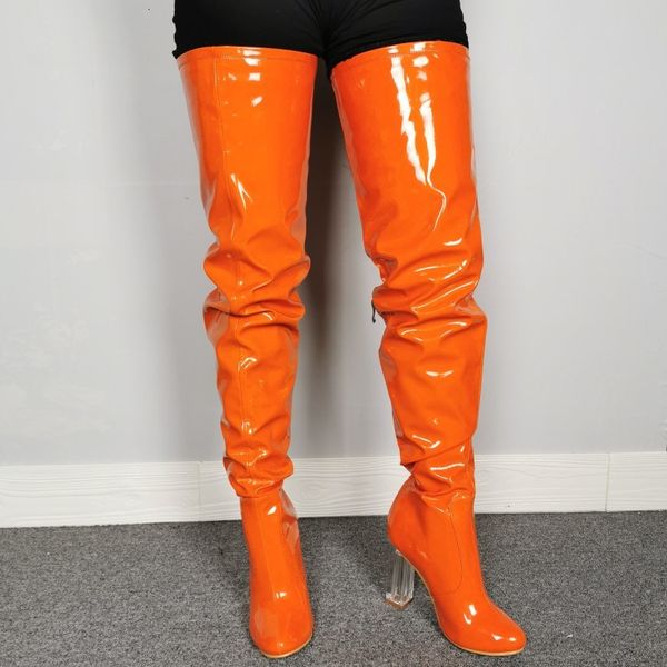 boots fashionable female thigh high-heeled boots super high-heel round toe orange club wear women's shoes size eua 5-10 mjdc, Black
boots fashionable female thigh high-heeled boots super high-heel round toe orange club wear women's shoes size eua 5-10 mjdc, Black