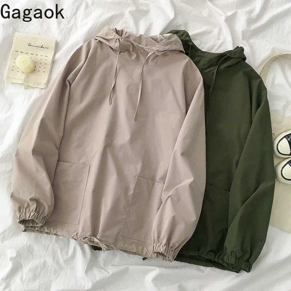 women streetwear hoodies spring autumn solid hooded pockets loose casual wild harajuku female fashion pullovers 210531, Black
women streetwear hoodies spring autumn solid hooded pockets loose casual wild harajuku female fashion pullovers 210531, Black