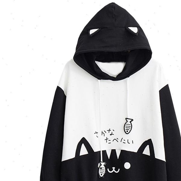sweatshirt womens harajuku kawaii printed ears long sleeve hoodies autumn pink white hooded mantle plus size sweat shirt blouse, Black
sweatshirt womens harajuku kawaii printed ears long sleeve hoodies autumn pink white hooded mantle plus size sweat shirt blouse, Black
