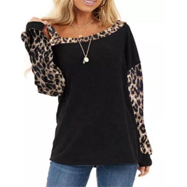 women leopard print blouses cold shoulder long sleeve loose blouse v-neck pullover fashion casual harajuku blusas #g1 women's & shirts, White
women leopard print blouses cold shoulder long sleeve loose blouse v-neck pullover fashion casual harajuku blusas #g1 women's & shirts, White