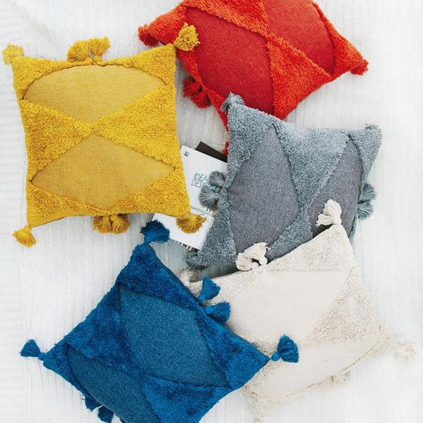 cushion/decorative pillow boho style tufted embroidery tassels decorative cushion cover sofa living room bed case handmade home decoration
cushion/decorative pillow boho style tufted embroidery tassels decorative cushion cover sofa living room bed case handmade home decoration