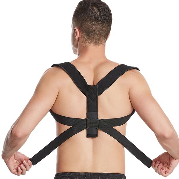 back shoulder posture correction adjustable sports safety back support corset spine support belt posture corrector 2017 118 w2, Black;blue
back shoulder posture correction adjustable sports safety back support corset spine support belt posture corrector 2017 118 w2, Black;blue