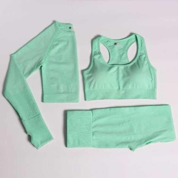 yoga outfit women's tracksuit sports bra high waist leggings long sleeve crop workout clothes for women seamless set gym
yoga outfit women's tracksuit sports bra high waist leggings long sleeve crop workout clothes for women seamless set gym