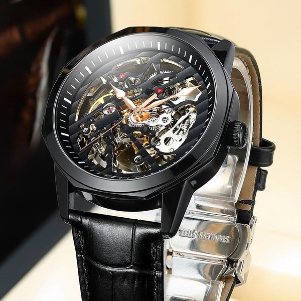 wristwatches ailang tourbillon watch men's mechanical automatic wristwatch brand waterproof hollow watches fashion design horloge man, Slivery;brown
wristwatches ailang tourbillon watch men's mechanical automatic wristwatch brand waterproof hollow watches fashion design horloge man, Slivery;brown