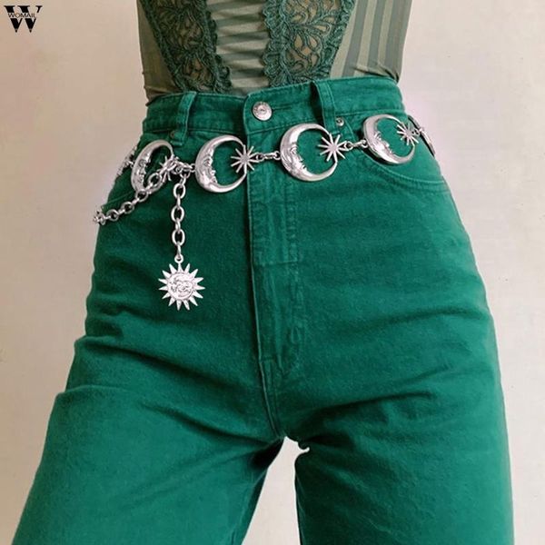 belts womail fashion chain belt women harajuku gothic moon sun streetwear silver metal vintage punk rock accessories party, Black;brown
belts womail fashion chain belt women harajuku gothic moon sun streetwear silver metal vintage punk rock accessories party, Black;brown