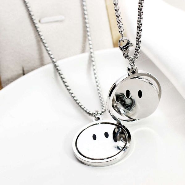 designer titanium steel rotating sweater necklace couple hip hop long jewelry, Silver
designer titanium steel rotating sweater necklace couple hip hop long jewelry, Silver