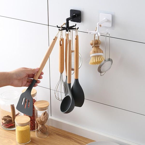 hooks & rails multifunctional rotatable hook punch-strong adhesive storage rack kitchen bathroom spatula knives small objects
hooks & rails multifunctional rotatable hook punch-strong adhesive storage rack kitchen bathroom spatula knives small objects