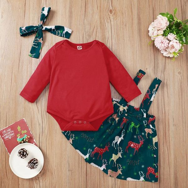casual children's sets infant baby girls christmas solid romper+ deer suspender skirts+headbands fashion lovely two-piece suit clothing, White
casual children's sets infant baby girls christmas solid romper+ deer suspender skirts+headbands fashion lovely two-piece suit clothing, White