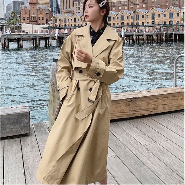 casual dresses trench coat women spring autumn korean khaki long windbreaker double breasted sashes loose overcoat g123 y43x, Black;gray
casual dresses trench coat women spring autumn korean khaki long windbreaker double breasted sashes loose overcoat g123 y43x, Black;gray